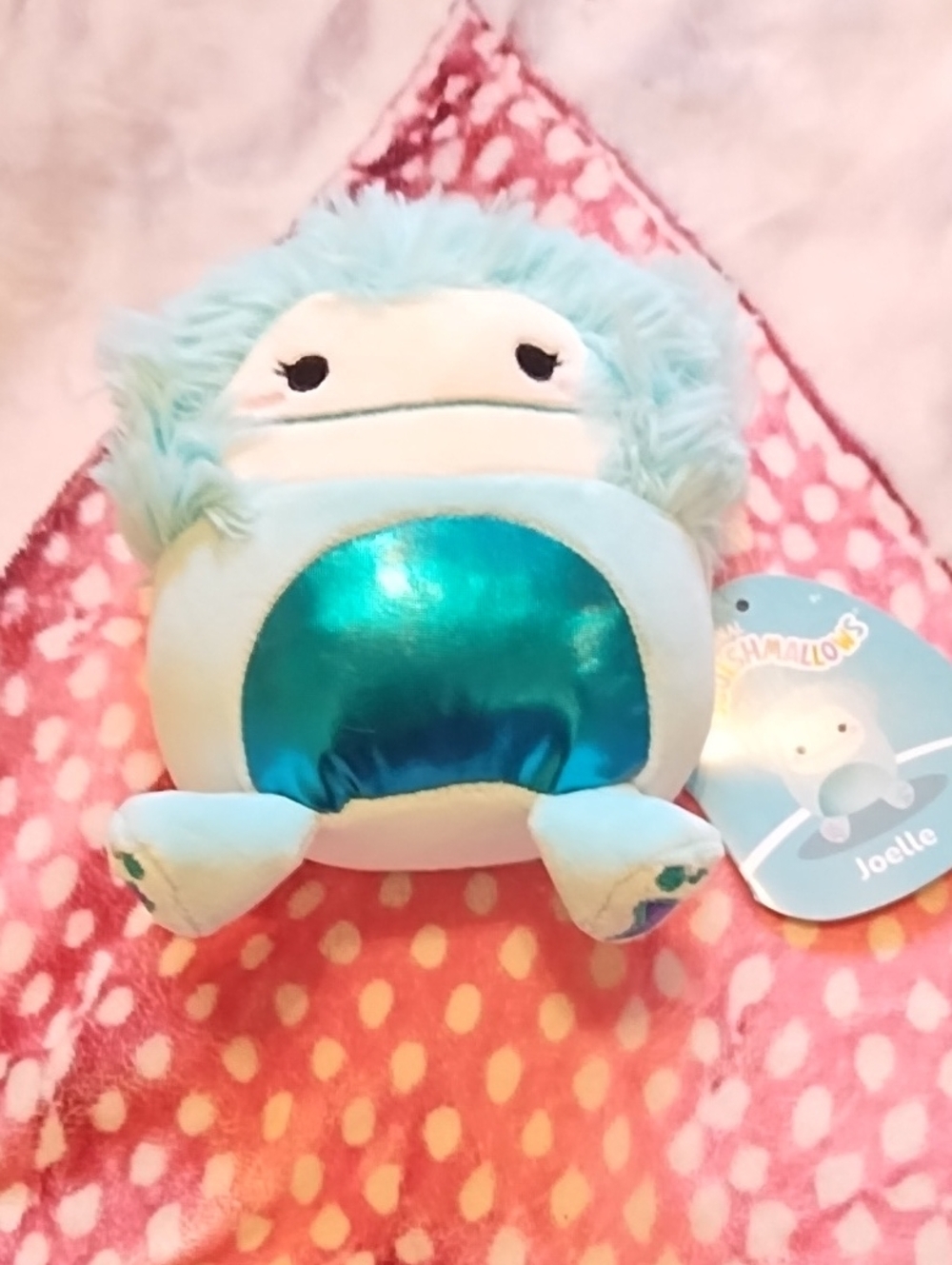 Squishmallows Joelle Teal & Light Blue Plush